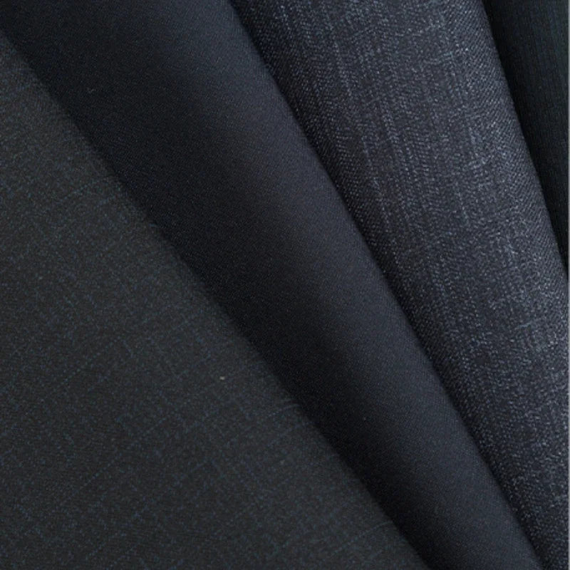Tissu de Costume Élastique Haute Densité Mince Épais Manteau Pantalon Jupe Vêtements Design Tissu Anti-Boulochage Anti-Décoloration Vente en Gros au Mètre