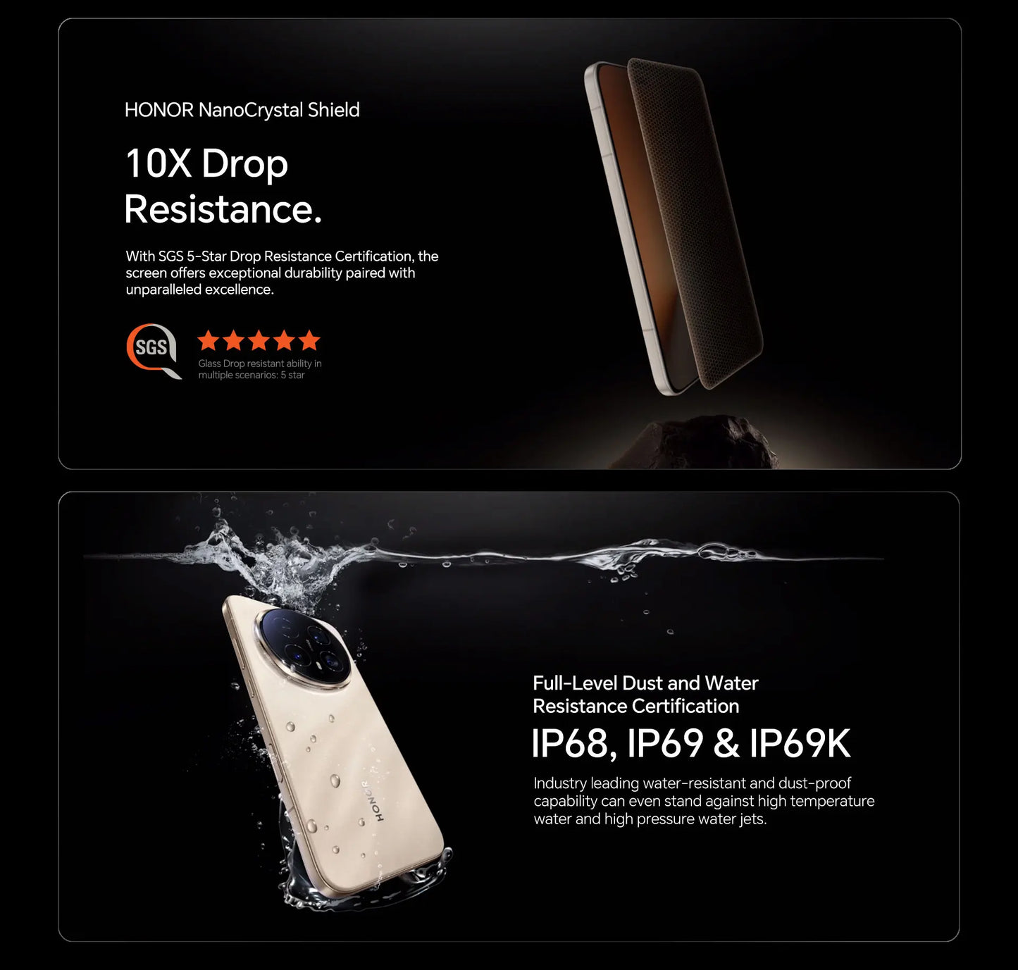 Version globale HONOR Magic8 Pro Snapdragon 8 Elite Gen 5 Écran OLED 6,71'' 120Hz 7100mAh SuperCharge 100W Téléphones Magic 8 Pro
