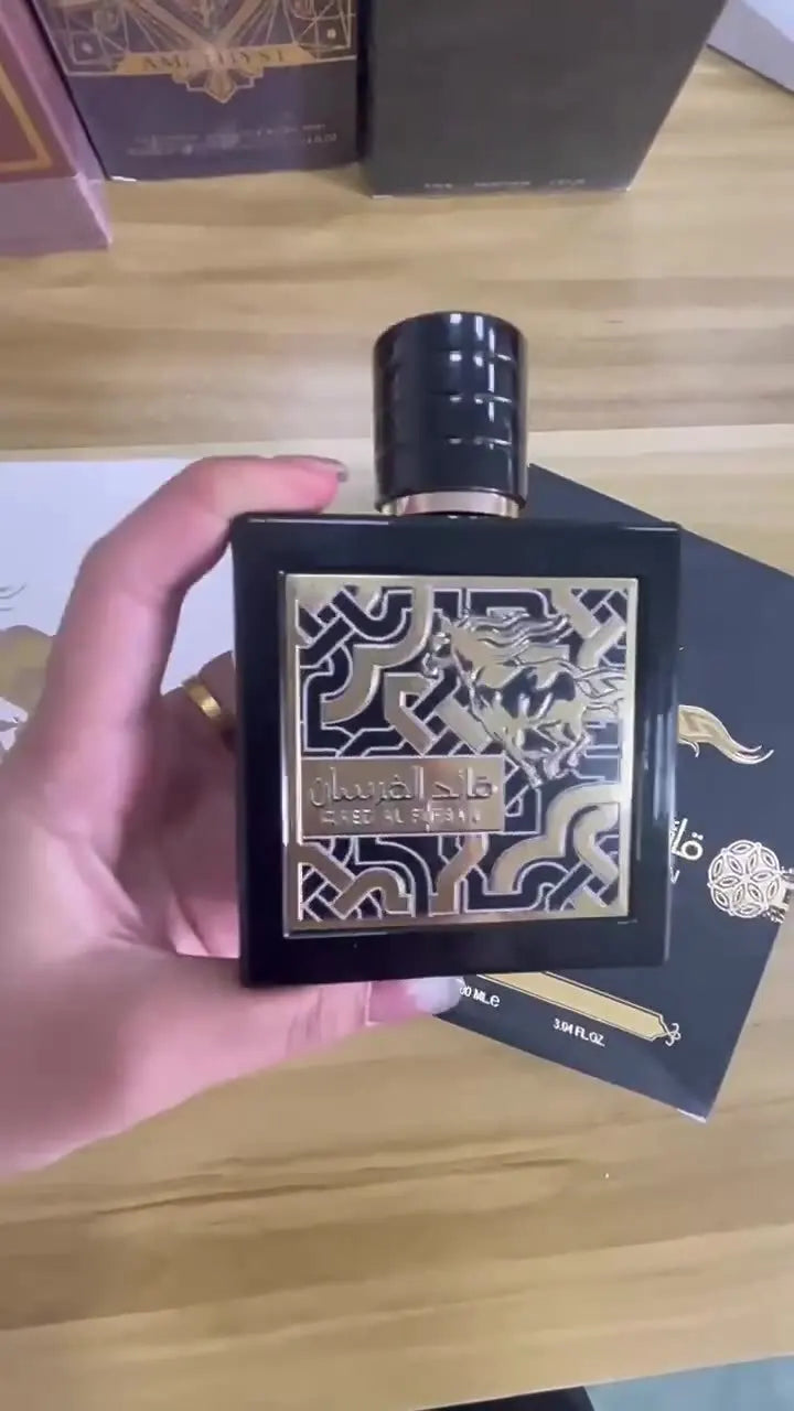 Original Qaed Al Fursan Arabisches Parfüm 100ml Eau De Parfum Spray Maskulin Charm Pheromone Duft für Männer Frauen Unisex