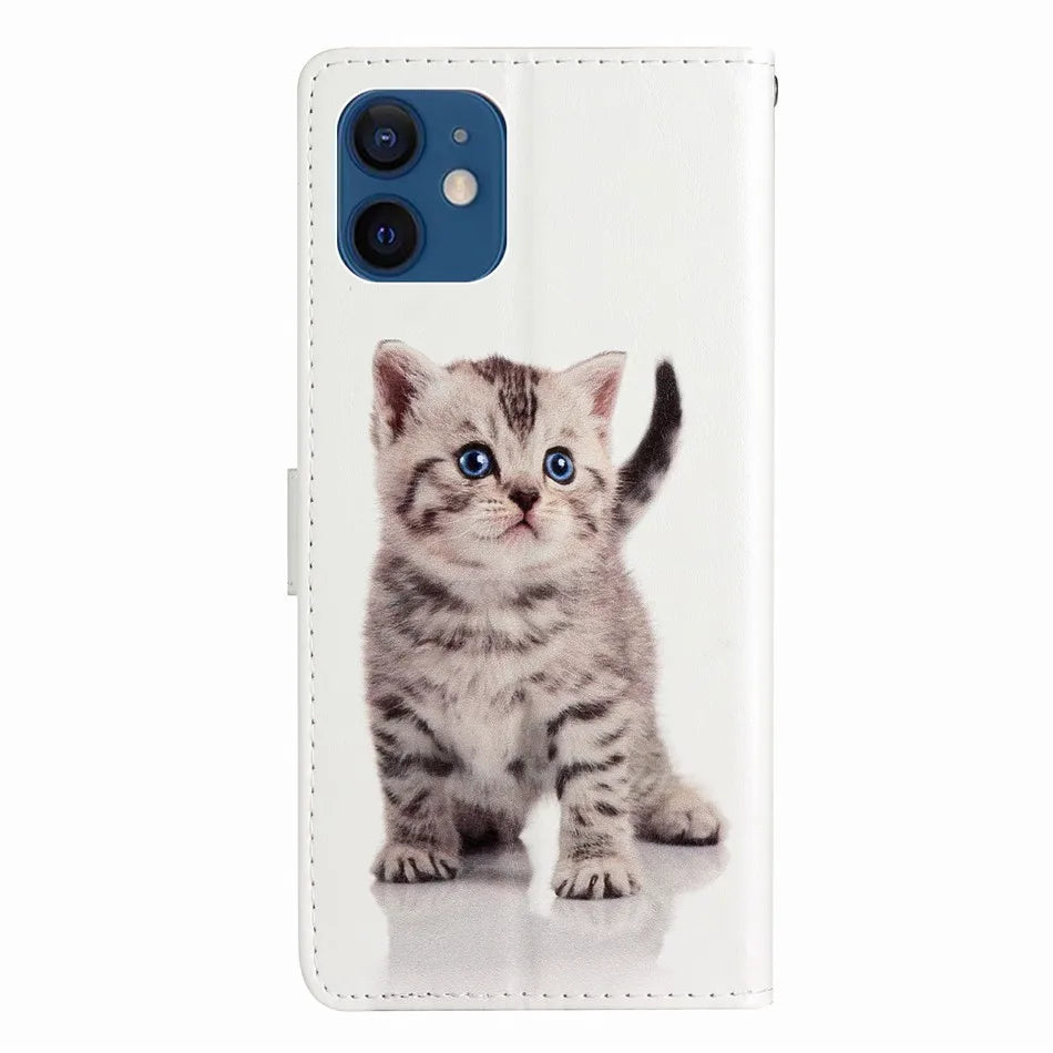 Joli étui à fleurs peintes pour Samsung Galaxy A03 A04S A05 A05S A06 A13 A14 A16 A23 A24 A25 A34 A35 A36 A52S A53 A54 A55 5G Coque