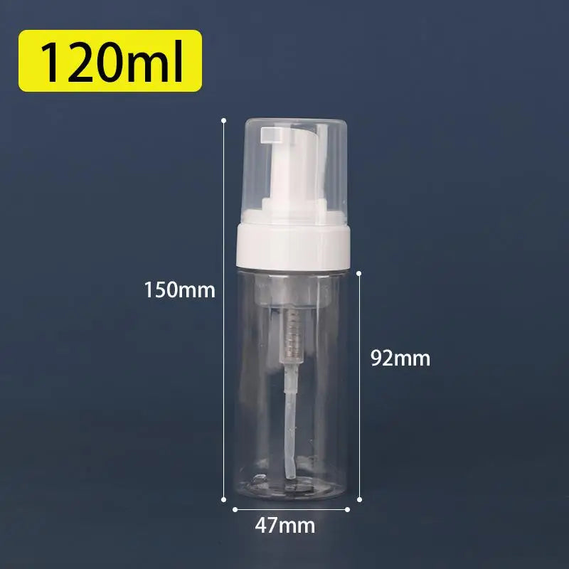 100/120/150/200/250ml Lotion Foam Pump Bottle Dispenser Empty Refillable For Hand Soap Shampoo Cleanser Container Potable Travel