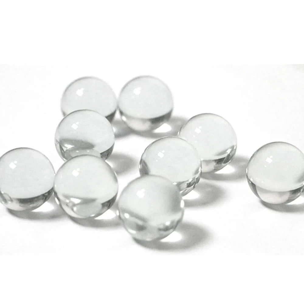 20 pièces/paquet Billes en verre transparentes pleines de 10 mm, 14 mm, 16 mm pour lance-pierre, piste à billes et jeux de billes traditionnels