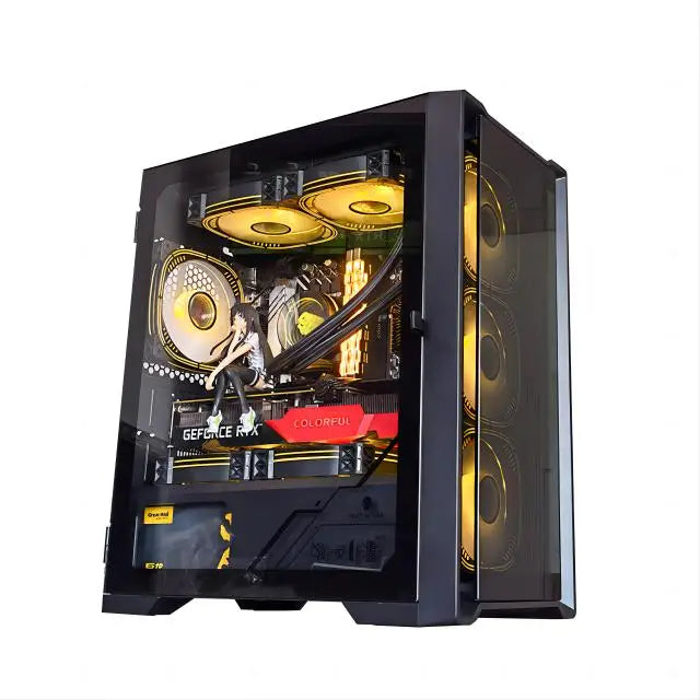 AOTESIER 5 9400 F RX580 PC Gamer Complet Pas Cher, Ensemble d'équipement Informatique Personnalisé, Ordinateurs de Bureau Préassemblés, Vente en Gros, Assemblage PC Gamer de Bureau