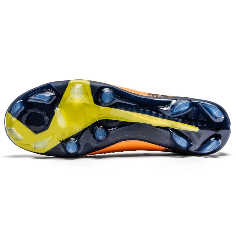 H08-1 Professionelle Herren-Fußballschuhe Training Rutschfeste Stollenschuhe TF/FG Fußballschuhe Chuteira Campo für Männer 35-45
