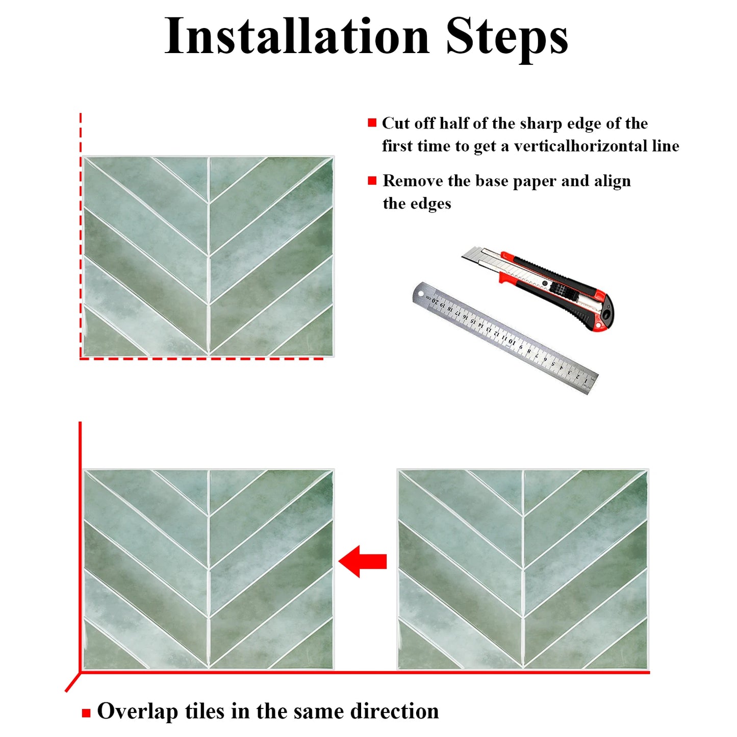 5/10 Blatt 3D Selbstklebende Tapetenfliesen zum Abziehen und Aufkleben DIY Wandfliesen
