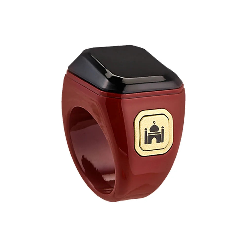 Bague Smart Zikr Qibla 2026, éloge, tasbih, compteur numérique électronique pour musulmans, rappel de vibration à 5 heures de prière, étanche