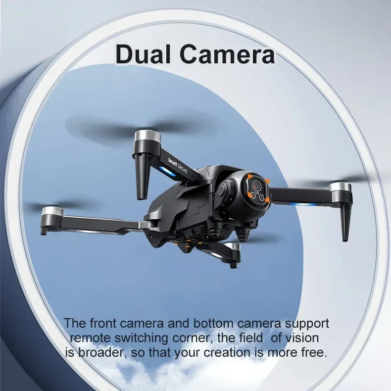Drone Lenovo D18 8K HD Double Caméra Photographie Aérienne Évitement d'Obstacles Moteur Sans Balais 5G WIFI GPS Retour d'Écran RC Quadcopter