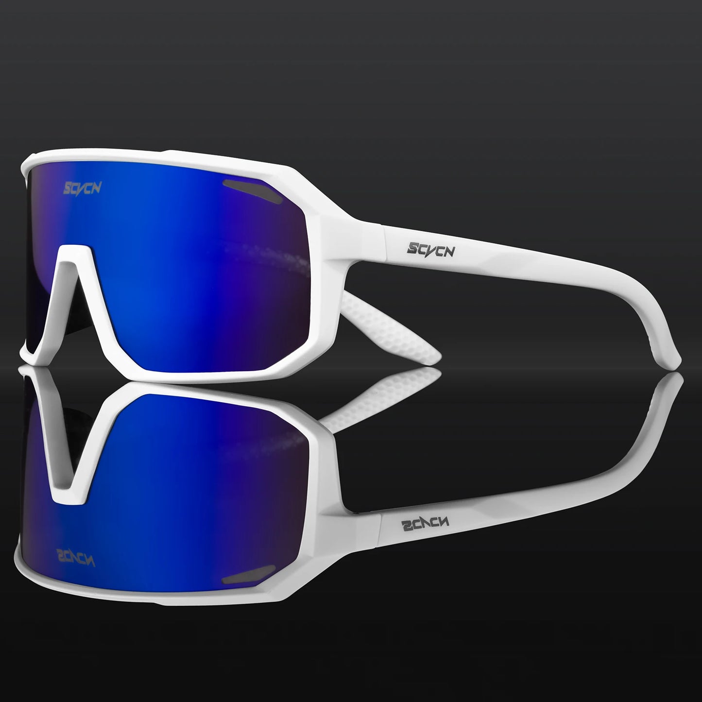 SCVCN Lunettes de soleil photochromiques d'extérieur, lunettes de cyclisme pour hommes, lunettes de vélo pour femmes, VTT, vélo de route, lunettes de cyclisme UV400