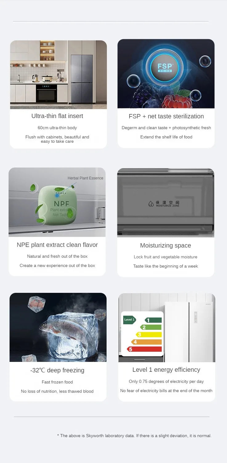 Factory OEM Commercial 4-Door Refrigerator with Bottom Freezer - Bulk Supply for Business & Home Use