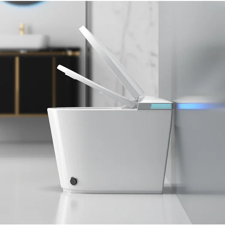 Smart Toilet, Inodoros Inteligente Ferngesteuertes automatisches WC mit elektrischer Spülung, Bidet, einteiliges intelligentes Becken