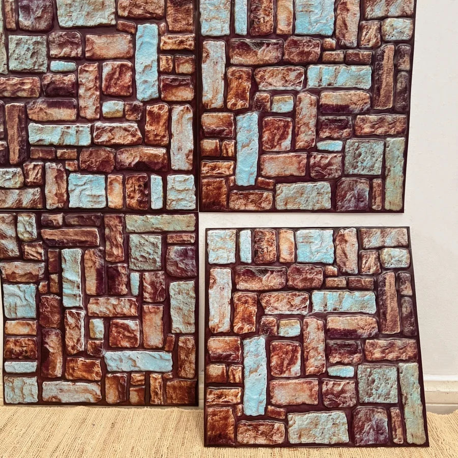 10/20Pcs Peel and Stick Tile Backsplash Thicker Design Marble Tiles 12"X12" Stick on Backsplash Self Adhesive Tiles for Any Room
