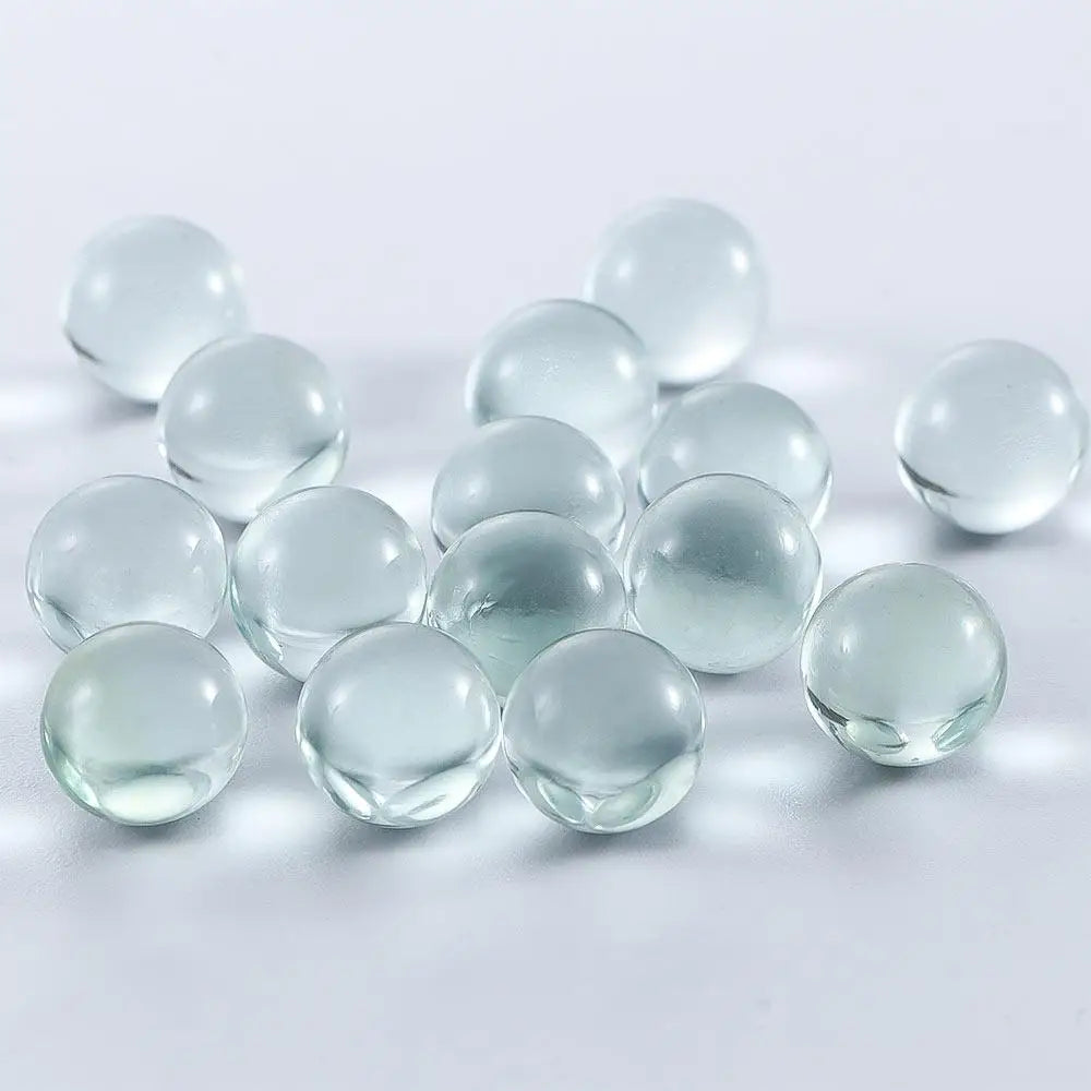 Tank Bouncing Ball Round Marble Beads Solid Marble Machine Beads Glass Ball Clear Glass Marbles Transparent Ball Glass Marbles