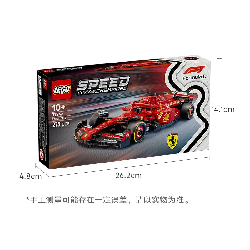 Célébration de Noël Lego 77242 Voiture de Course F1 Ferrari SF-24 Jouets pour Enfants Cadeau de Noël