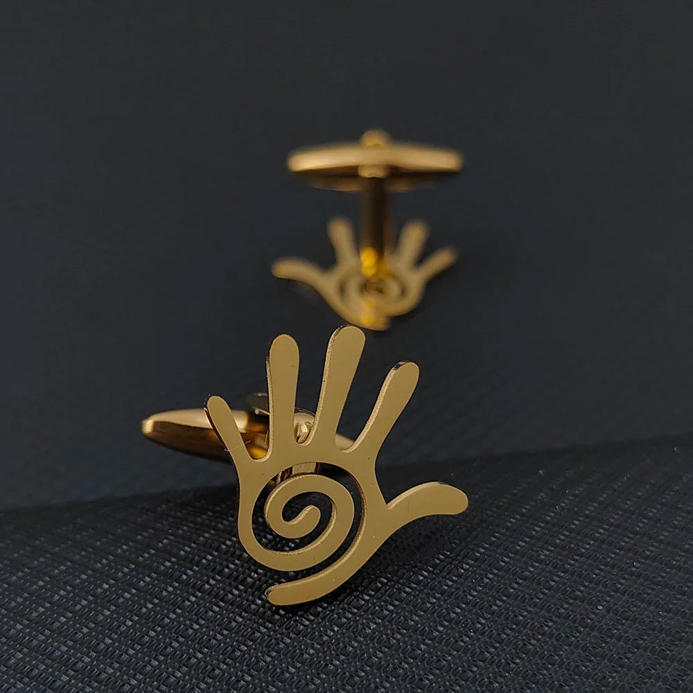 Manschettenknöpfe aus Edelstahl mit Totenkopf, Spinne, Fledermaus, Herren-Hemdknöpfe, Krawatten für Herrenkleidung, dekorative Punk-dunkle Manschettenknöpfe, Schmuckgeschenk