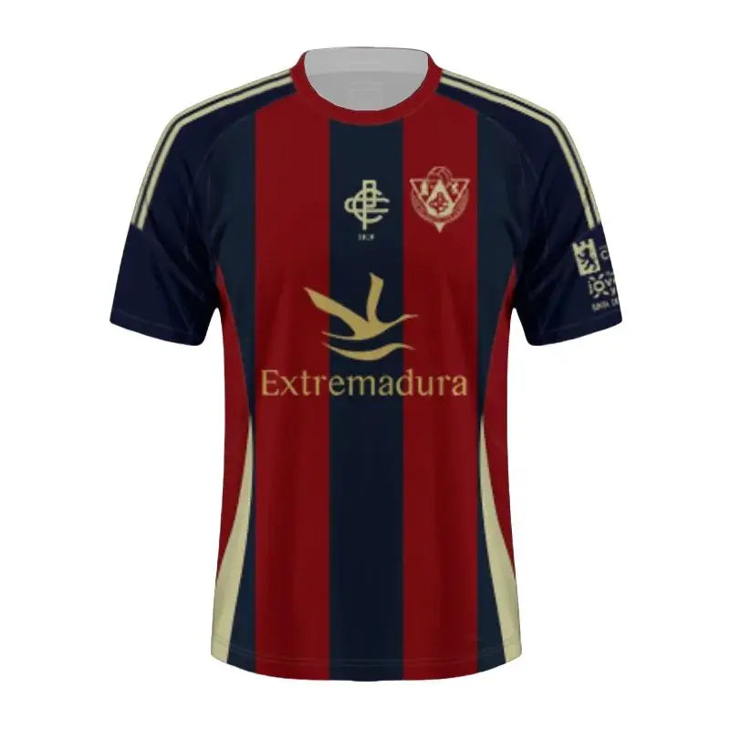 CP Cacereño Sportliches Freizeit T-Shirt Herren Damen Kinder Kleidung Atmungsaktiv Schnelltrocknend Schweißabsorbierend Elastisches Fußballtrainingstrikot