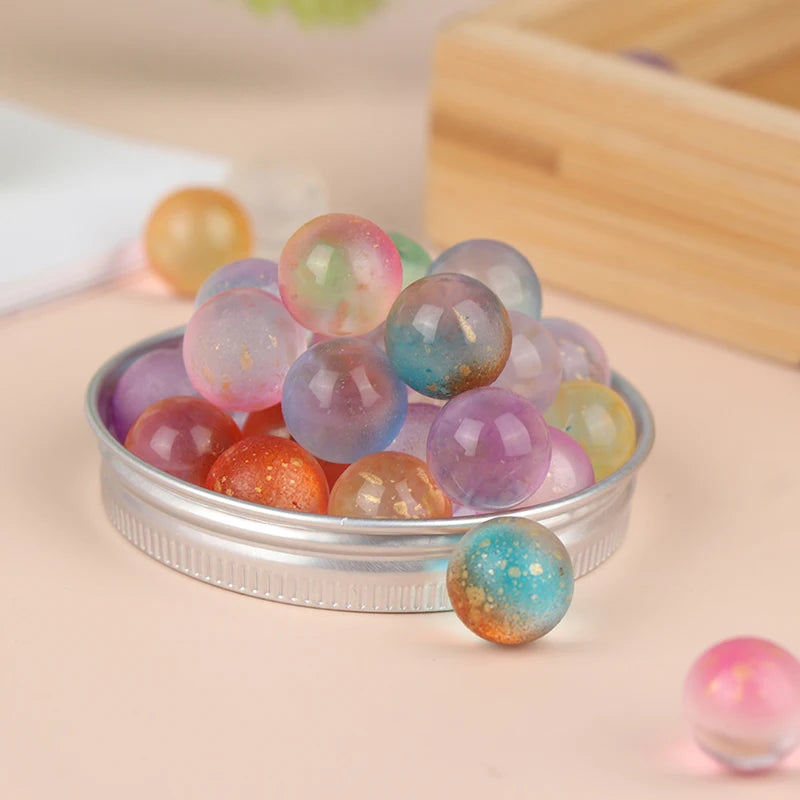 50 Stück 12mm Glasmurmeln Kugeln Charms Kugelautomat Hausdeko für Aquarium Vase Spielzeug für Kinder