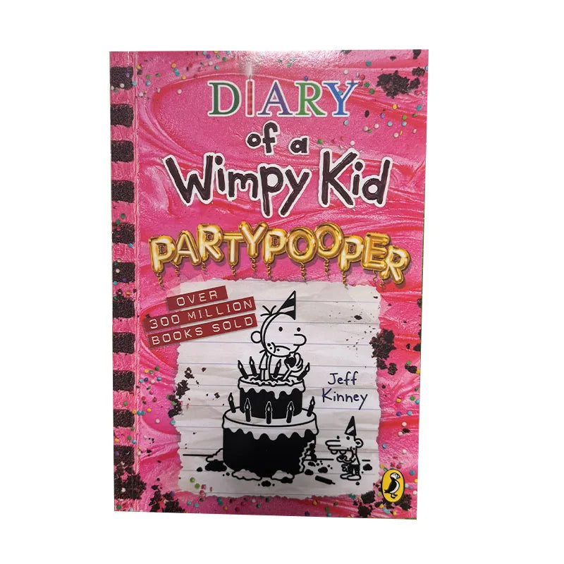 Latest English Edition Diary of a Wimpy Kid: Partypooper  Children’s Graphic Novel  Early Learning Book