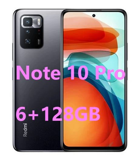Redmi Note 10 Pro 5G Dimensity 1100 120Hz Refresh Rate 67W Charging 6.6" FHD+ Display Xiaomi Mobile Phones Smartphone