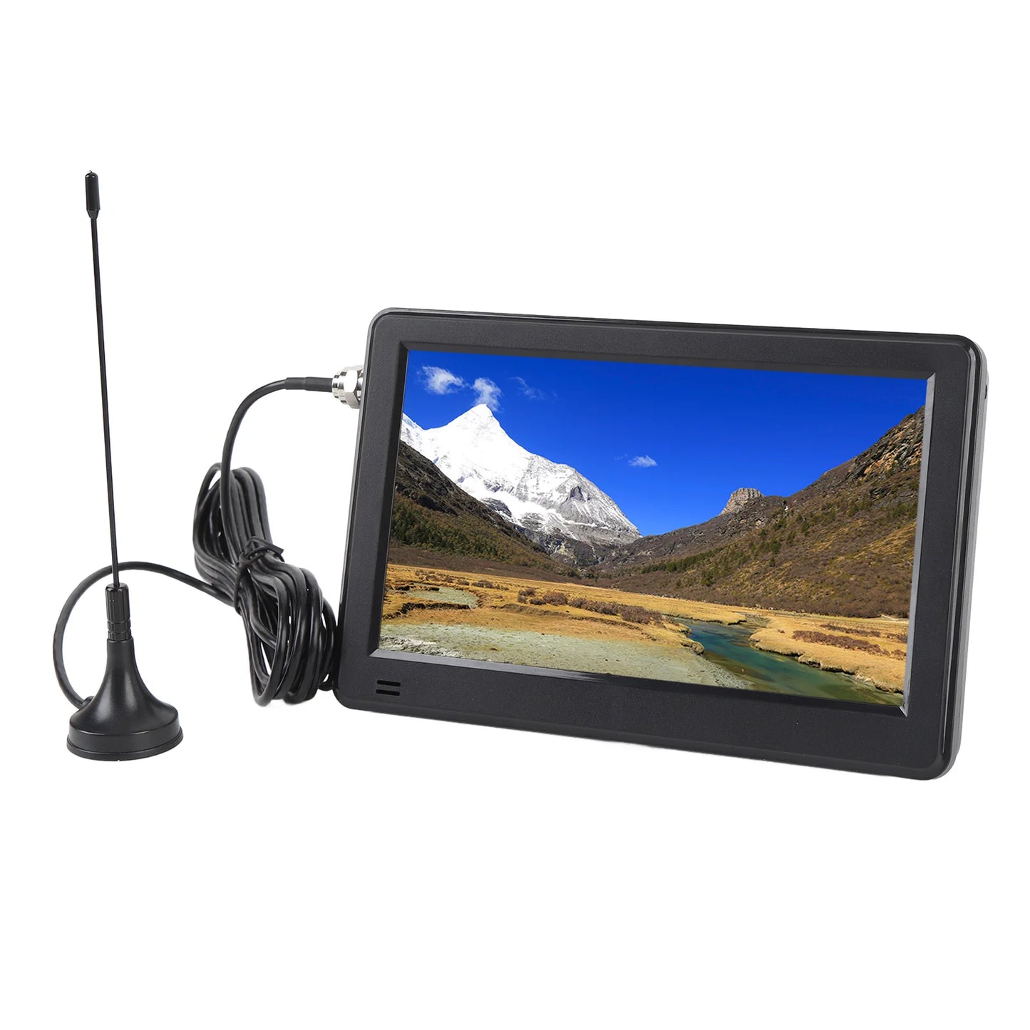 Small Digital TV 6 Inch Rechargeable Color  LED  Digital Television Radio Support High Sensitivity Tuner for Camping