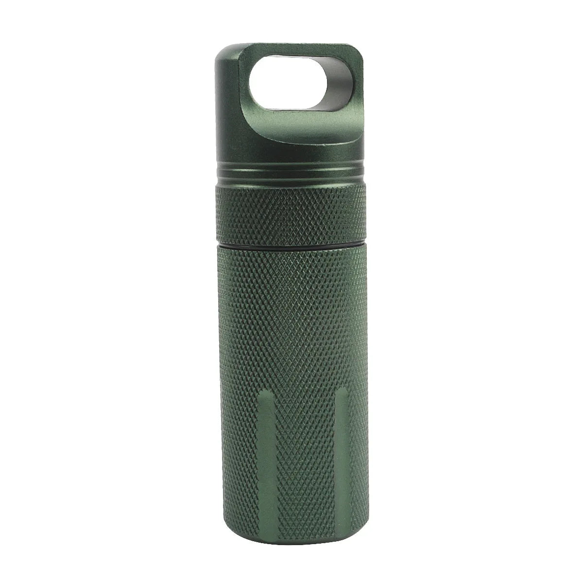Pilulier Portable en Alliage d'Aluminium Étanche Boîte de Rangement Scellée Contenant de Voyage pour Petites Pilules Étui à Médicaments de Poche