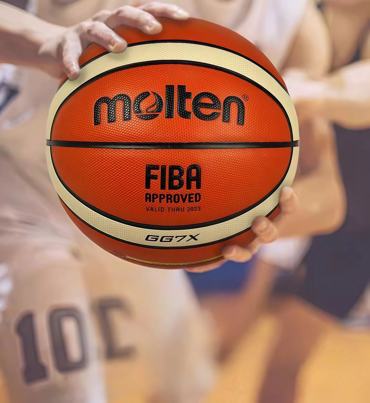 Molten GG5X GG6X GG7X Basketball Cuir PU pour Adulte Adolescent Enfant Match Entraînement Extérieur Intérieur Approuvé FIBA