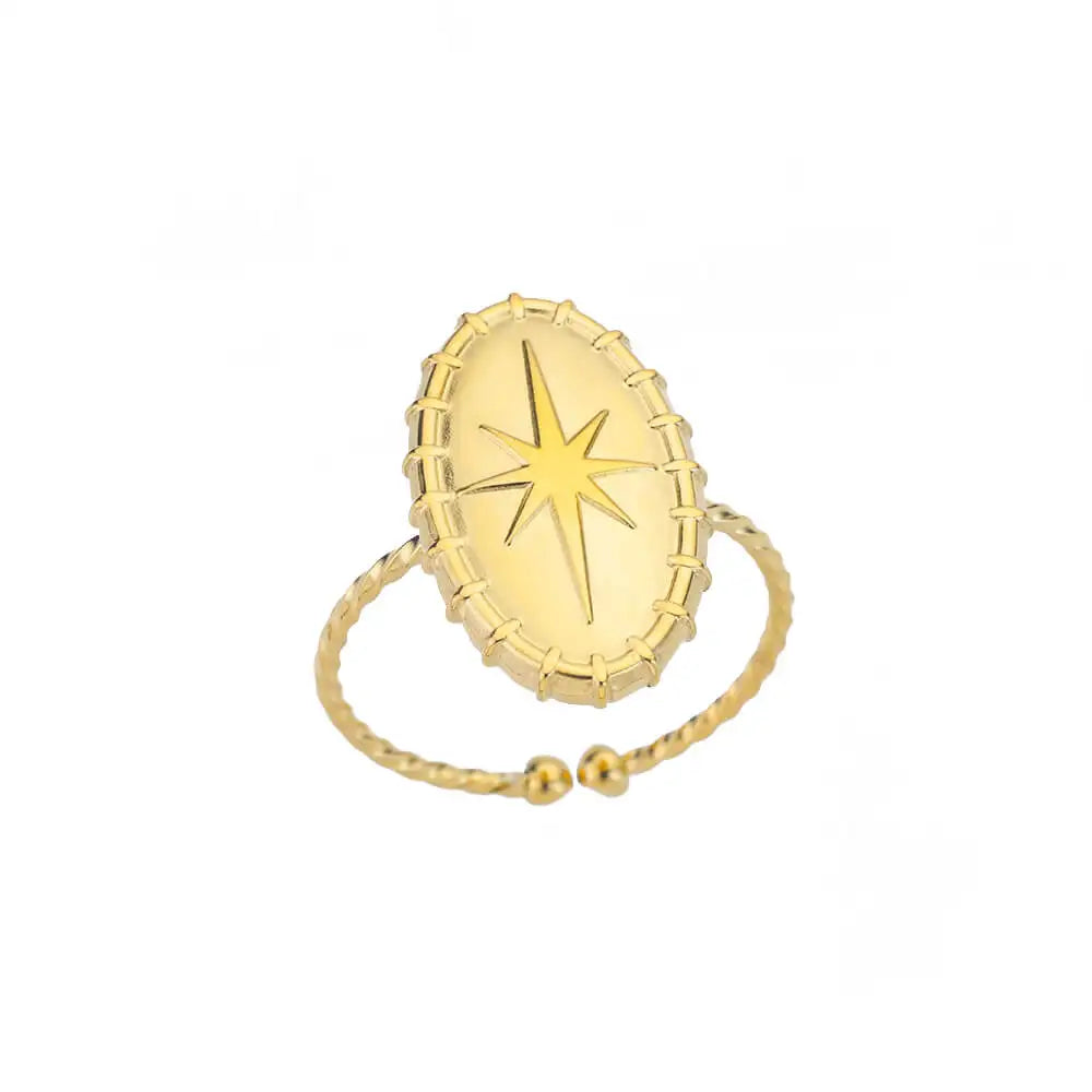 Edelstahlringe für Damen 2024 Trend Offener Goldfarbener Doppelperlenring Hochzeit Ästhetischer Schmuck Paar Geschenk anillos