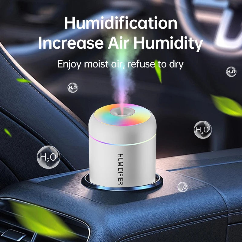 180ML Mini Luftbefeuchter USB Elektrischer Aroma Diffusor Ätherisches Öl Reiniger Aromatherapie Nebel Erzeuger Lichter Für Auto Zuhause Schlafzimmer