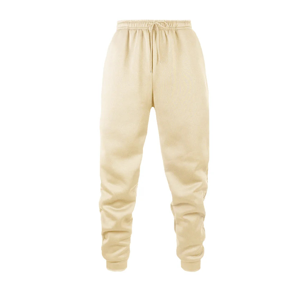 Pantalon de jogging pour homme, pantalon de sport, pantalon de fitness, pantalon de course, couleur unie, pantalon de survêtement facile à assortir, pantalon d'intérieur
