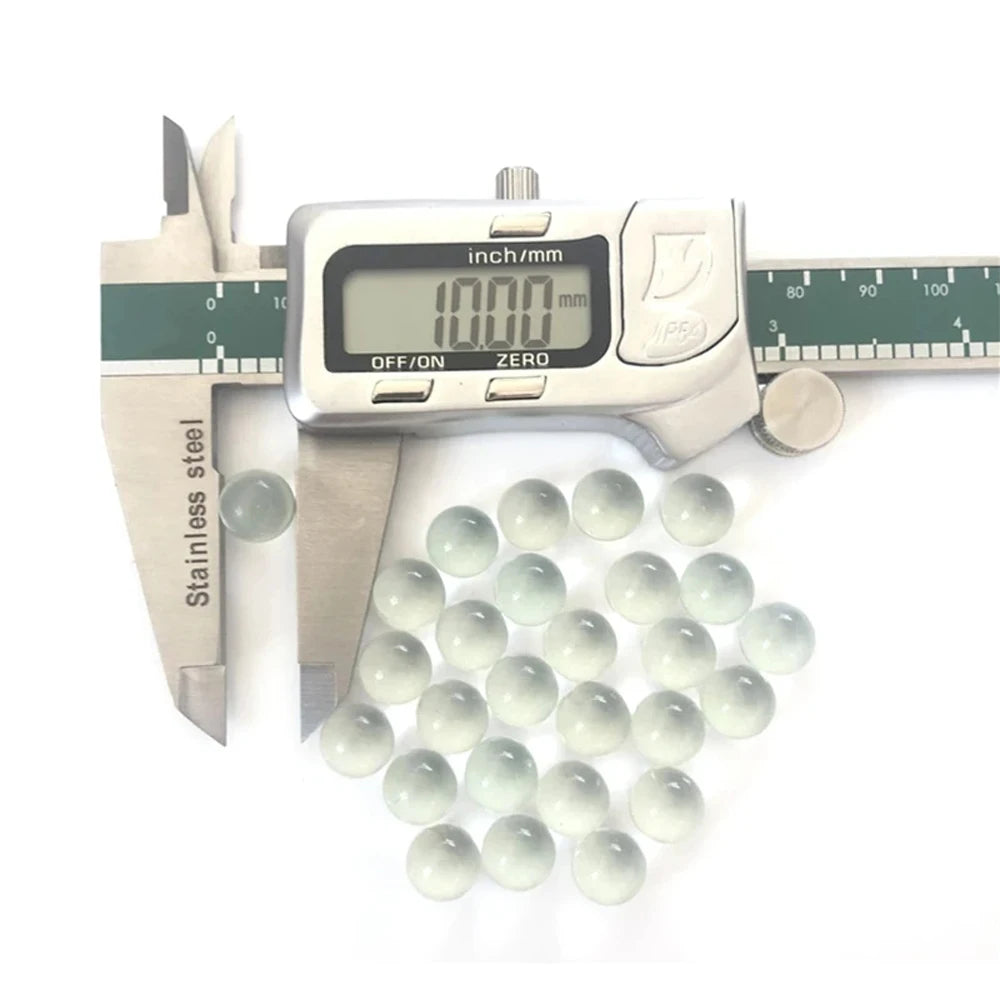 16mm Massive Murmel Runde Murmel Perlen Bouncing Ball Maschine Perlen Transparente Kugel Glasmurmeln Glaskugel Klare Glasmurmeln