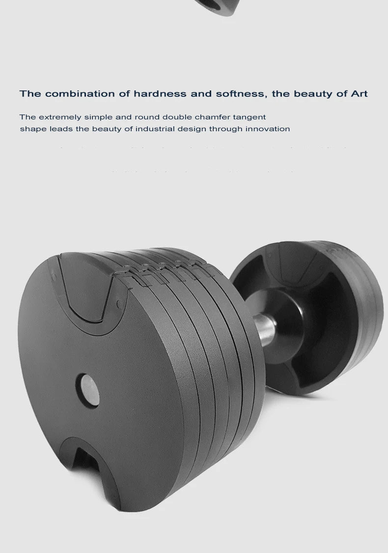 Ensemble d'haltères ronds ajustables, deuxième génération, augmentation de 2 kg, 24 kg, 36 kg, Fitness, Nouvelle mise à niveau