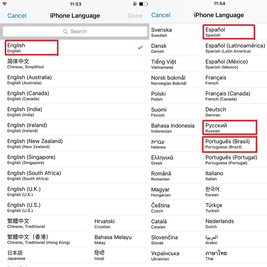 iPhone 11 d'origine débloqué 64 Go/128 Go/256 Go 3110 mAh A13 écran LCD 6,1 pouces iOS LTE 4G téléphone portable iphone11