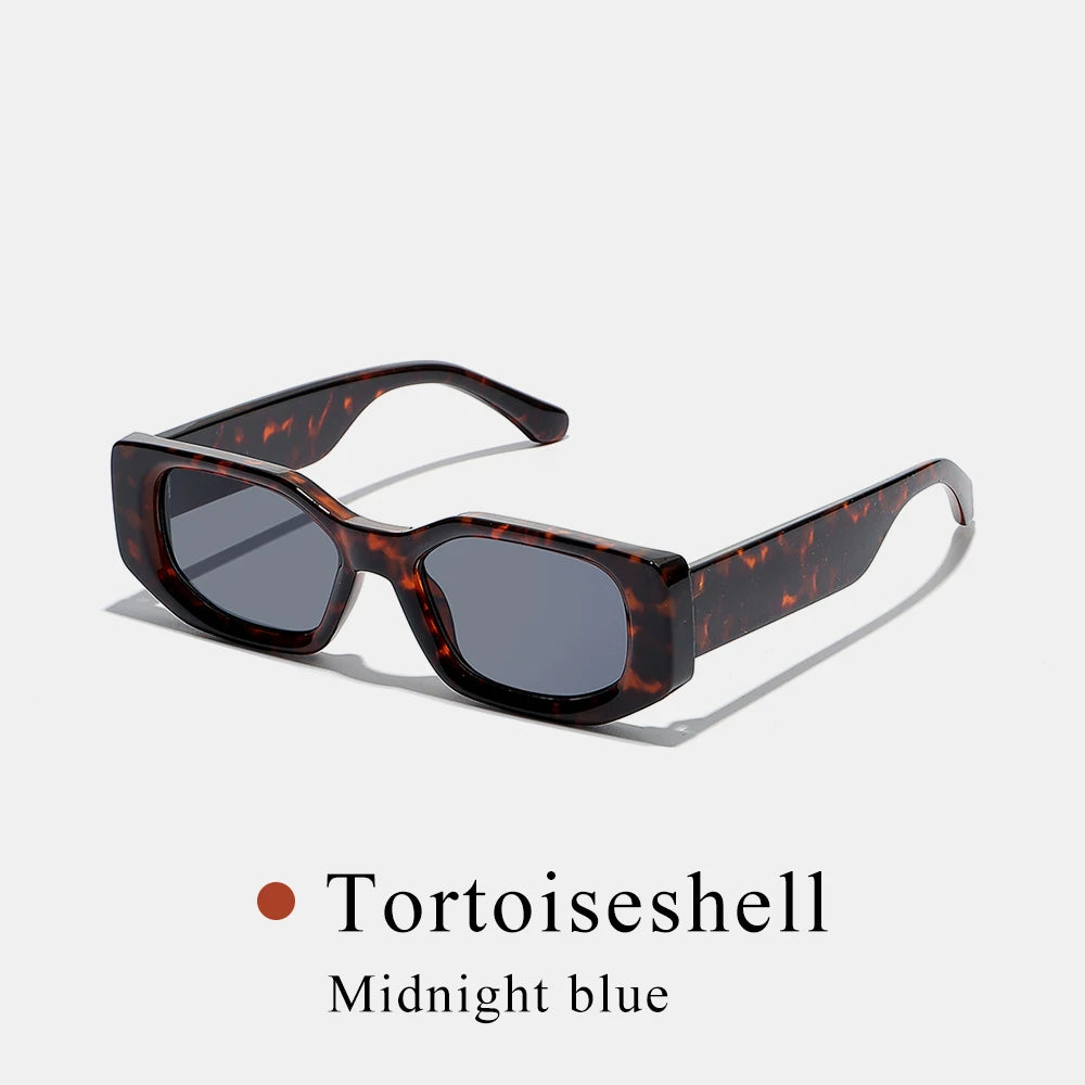Ruiao 2026 neue schwarze klassische Retro Designer Marken Sonnenbrille mit konkaver unregelmäßiger dicker Fassung für Damen und Herren