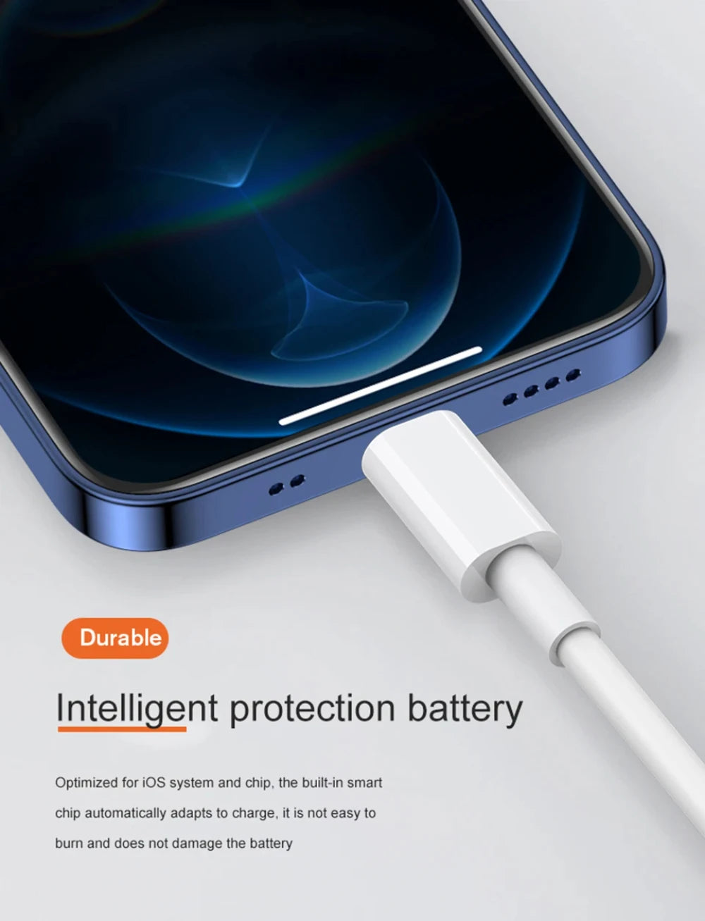 Câble de charge rapide 20W PD USB vers Lightning USB C vers Lightning pour Apple iPhone 14 13 12 11 Pro Max X XR Plus iPad Ligne de synchronisation de données