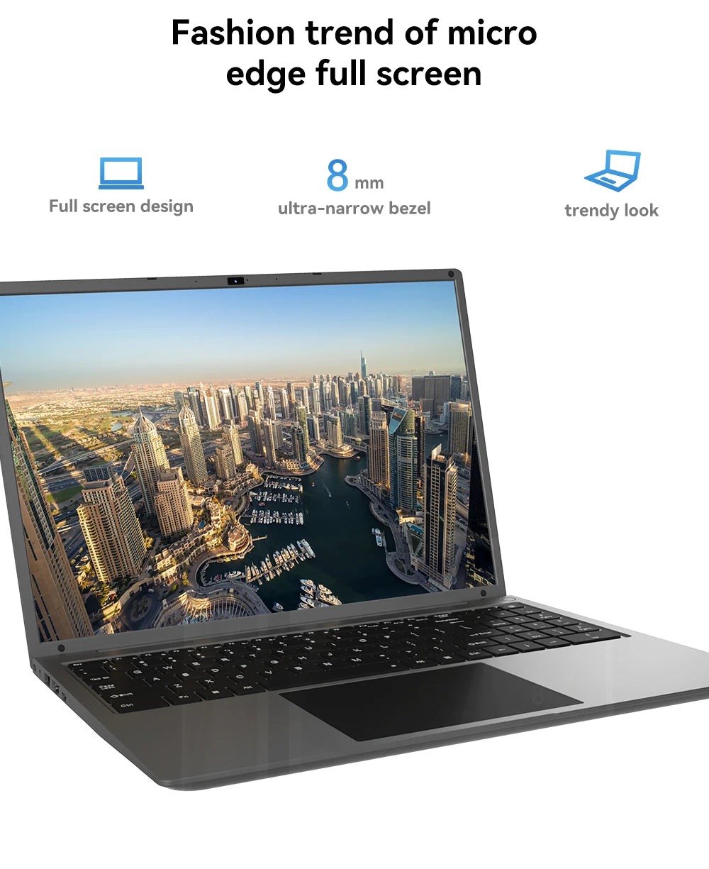 Ordinateur portable 16 pouces avec Intel Core i5 1240P Écran IPS 2.5K Windows 11 Ordinateur portable Adreamer Portable 16 Go de RAM 1 To de SSD