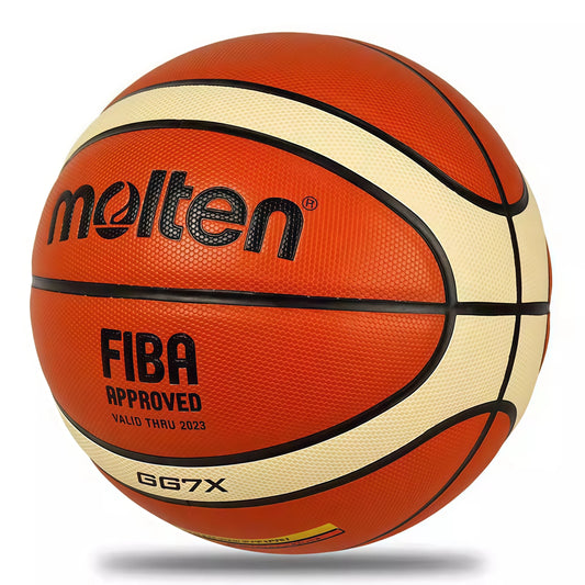 Molten GG5X GG6X GG7X Basketball PU Leather for Adult Teenager Children Outdoor Indoor Match Training FIBA Approved