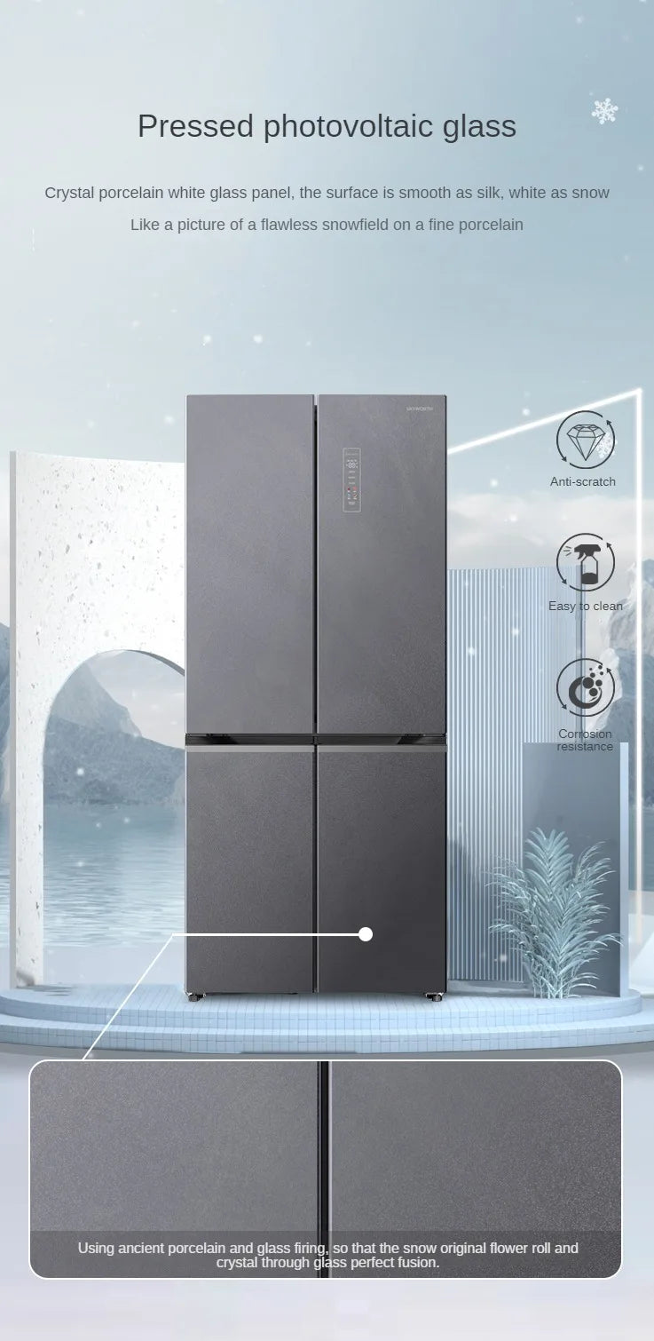 Factory OEM Commercial 4-Door Refrigerator with Bottom Freezer - Bulk Supply for Business & Home Use