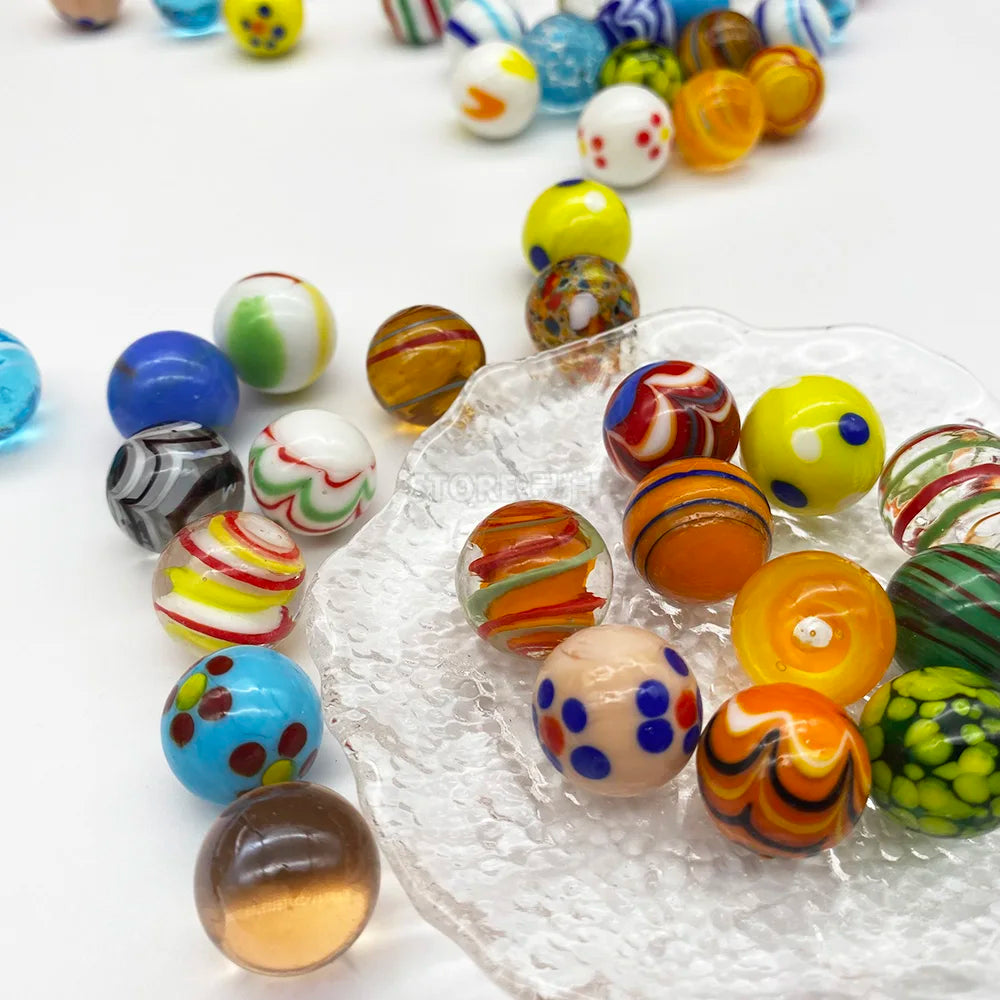 G1-16 Heimdekorationskollektion Kreative handgemachte Glasmurmeln Seltenheit Kinder-Puzzlespiele Spielzeug Süße Neujahrsgeschenke für Kinder
