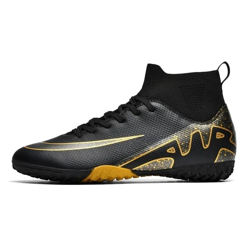 Chaussures de football roses tendance pour hommes Chaussures de football professionnelles légères Chaussettes de football pour hommes Chaussures de football d'extérieur antidérapantes Baskets de football originales
