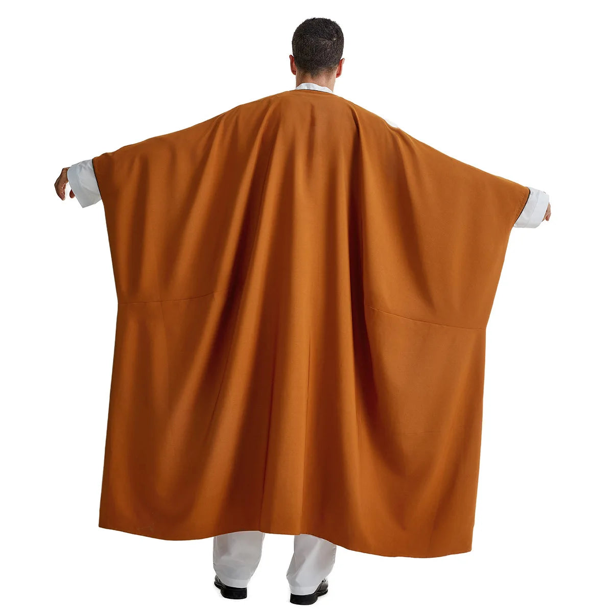 Ramadan Djellaba Eid Abayas Gebets-Kaftan Herren Muslimischer offener Abaya Türkei Arabischer Cardigan Robe Marokko Jubba Thobe Islam Dishdasha
