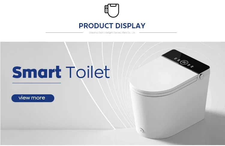 Smart Toilet, Inodoros Inteligente Ferngesteuertes automatisches WC mit elektrischer Spülung, Bidet, einteiliges intelligentes Becken