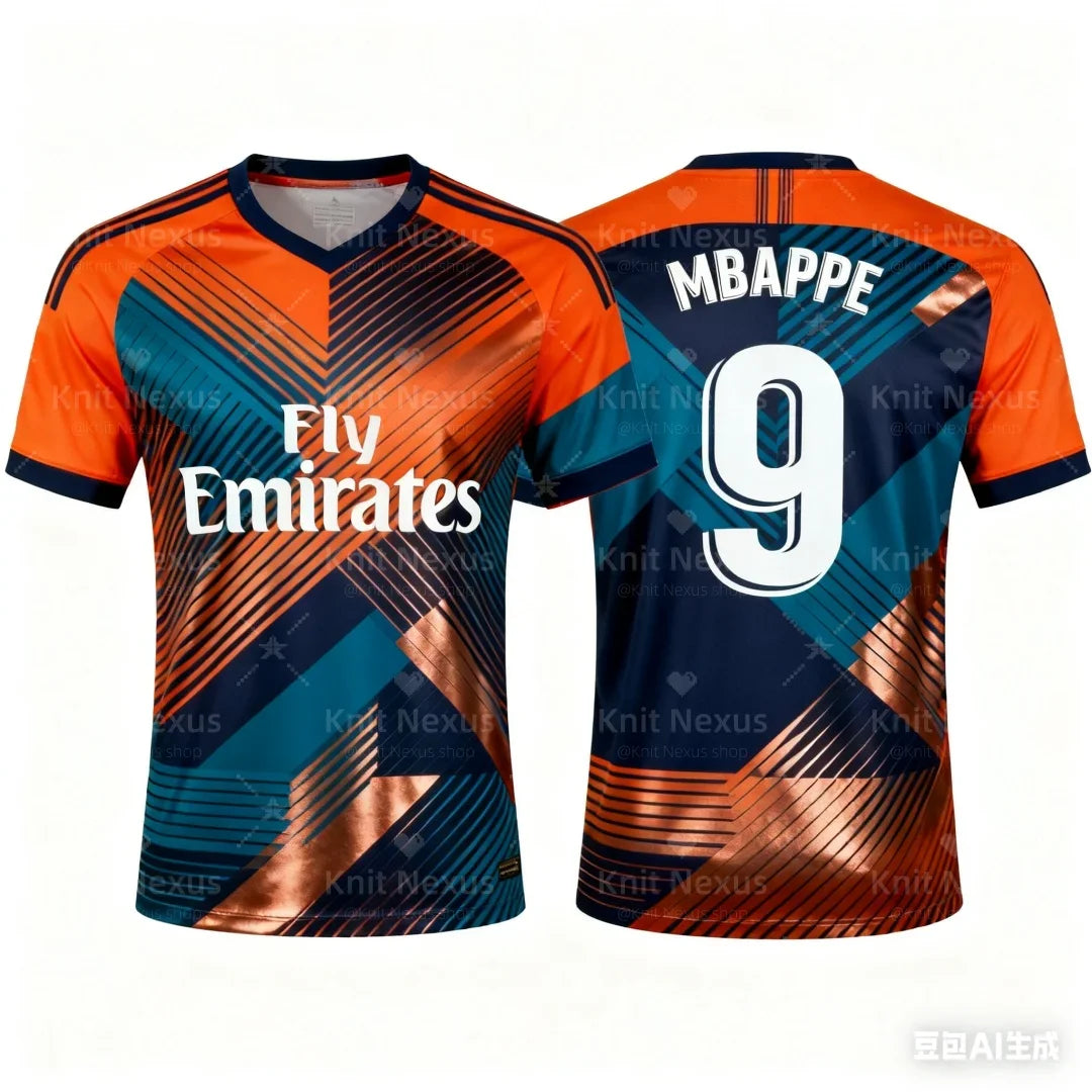 Maillot de football extérieur pour hommes, T-shirt de sport fitness, impression 3D, séchage rapide, T-shirt d'été pour hommes, vêtements pour enfants, T-shirt pour femmes