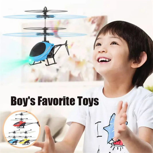 Mini drone RC rechargeable, hélicoptères RC télécommandés antichute, jouets pour enfants avec différents motifs