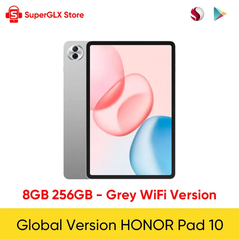 Nouvelle HONOR Pad 10 Version Globale 2025 Écran Confort Visuel HONOR 12,1" WIFI 2.5K Batterie Haute Densité d'Énergie 10100mAh MagicOS 9.0