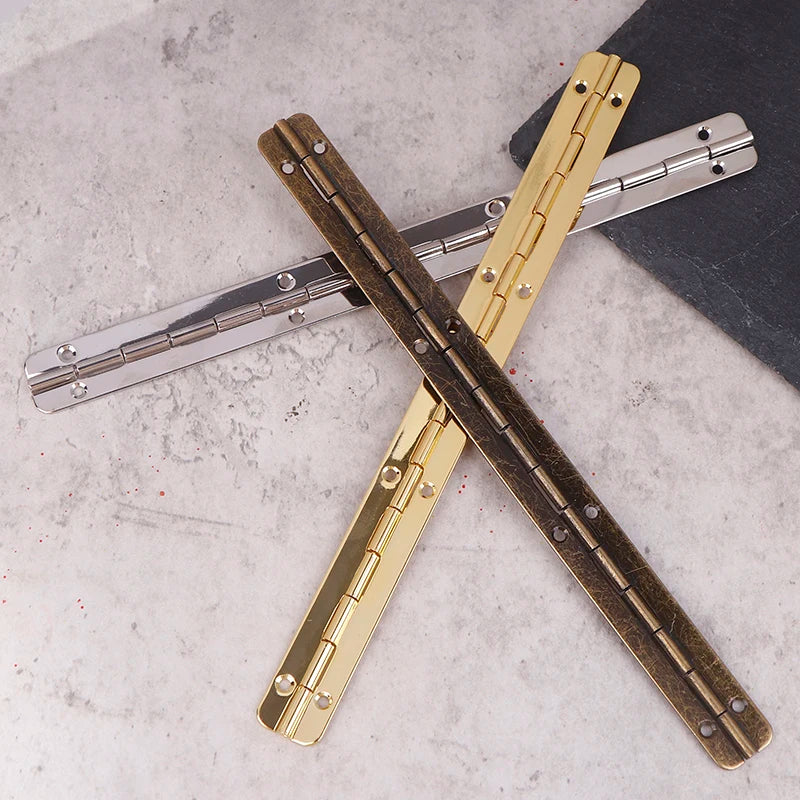 【Winter4】2 Pcs Hinge Hinges For Crafts Heavy Duty Piano Cabinet Box Long Window Iron Furniture Door And Window Hinge Long Hinge