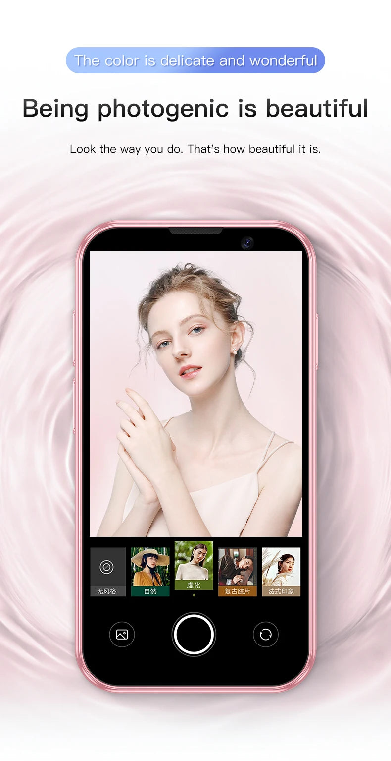 Mini Smartphone SERVO 16SE 16 Go ROM Android 9.0 Wifi Double SIM Veille Play Store 3G WCDMA Petit Téléphone Portable Intelligent 3.0" Nouvelle Version