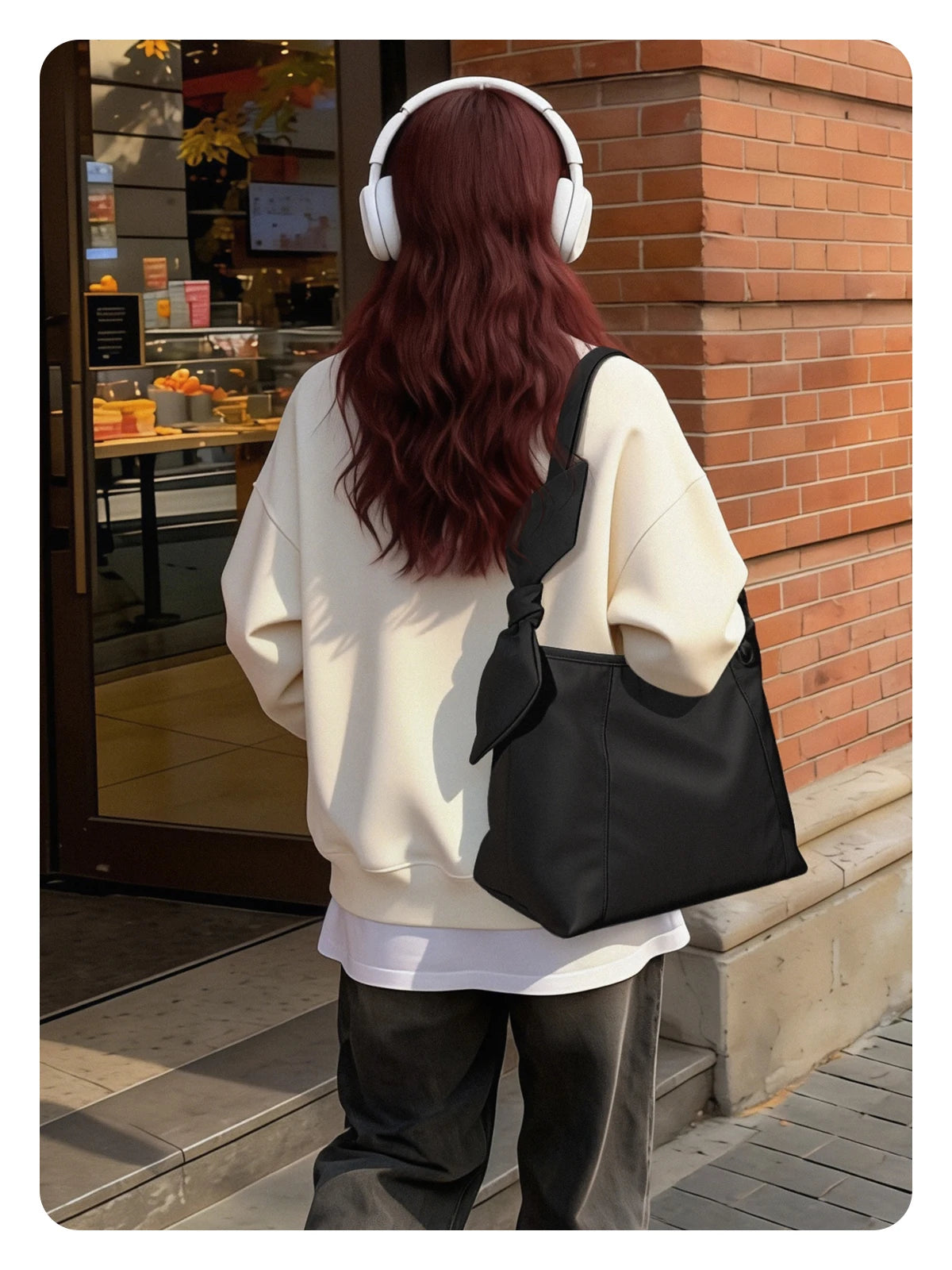 Sacs à bandoulière BAGSMART pour femmes, sac fourre-tout polyvalent léger et décontracté, sac à bandoulière pour le travail, sac hobo sous l'épaule