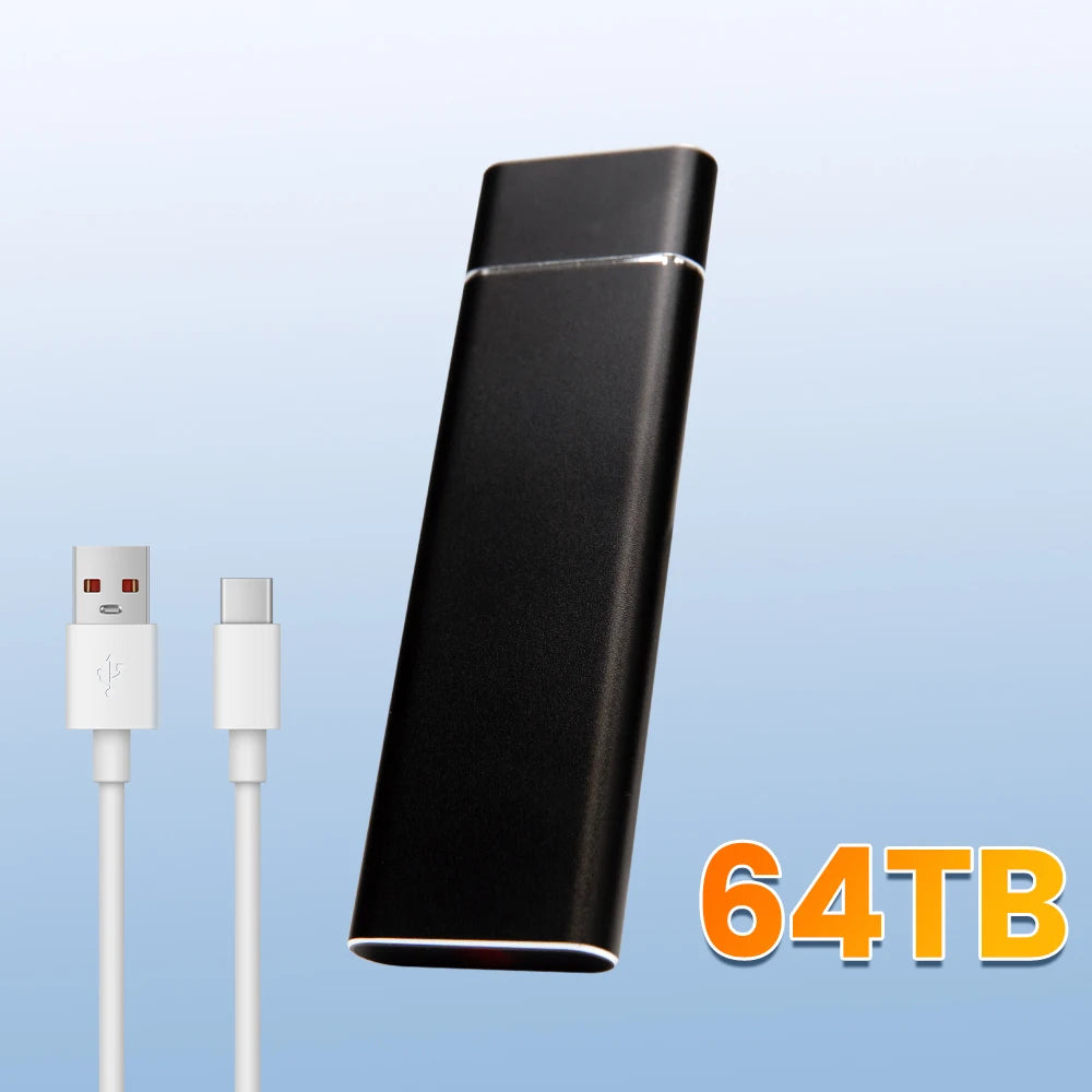1TB 2TB 4TB External SSD Portable High Speed Solid State Drive USB3.2 Original for PC MAC Laptop