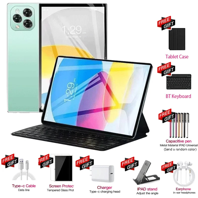 Original Tablet iPad Air Pro 11 Zoll 22 GB RAM 2 TB ROM Tablet Android 14 Pad Tablet PC Telefon Dual SIM Wifi Multifunktions-Tab PC