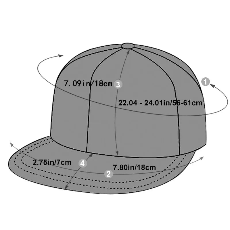 Unisex Donut Stickerei Hip-Hop Mützen Outdoor Verstellbare Freizeit Baseball Caps Sonnenhut