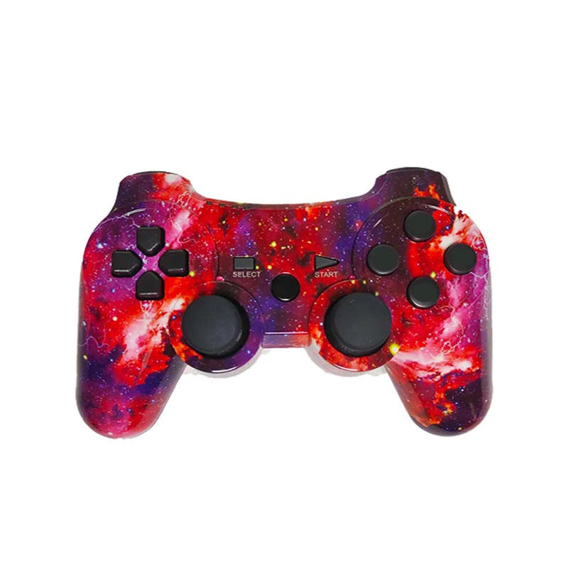 Controller für PS3, Wireless Controller mit Bewegungssensor, Double Virbration, Bluetooth-Fernbedienung für PlayStation 3, Totenkopf